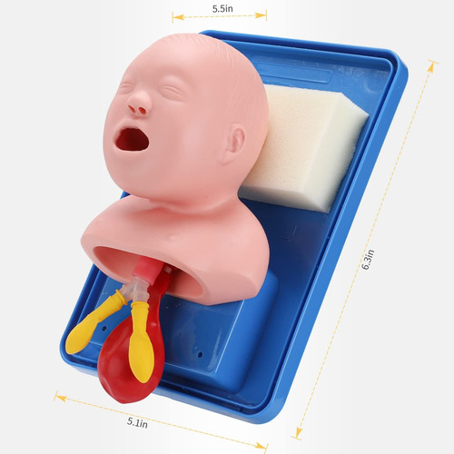 Maniquí De Intubación Traqueal For Bebés Succión De Atención