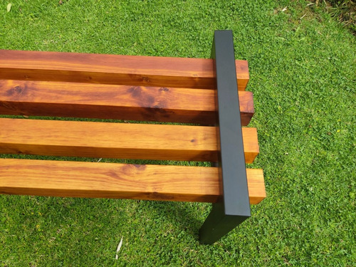 Banca Para Jardín, Marca Ragó, Madera Metál, Para 2 Personas