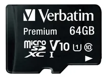 Comprar Memoria Micro Sd Xc 64 Gb Verbatim Clase 10 Cel Tablet 44084