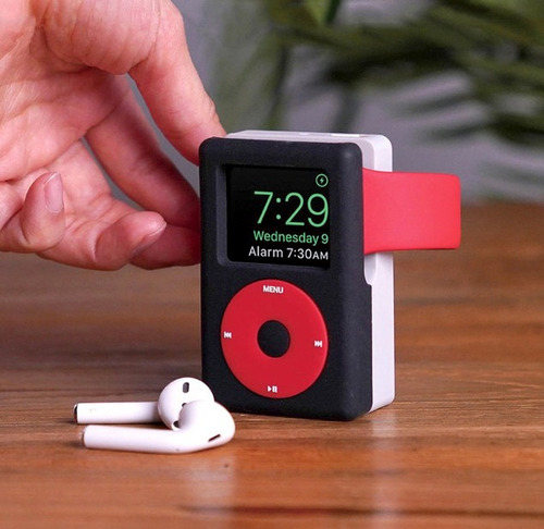Soporte Dock Para Applewatch Silicona Diseño iPod Classic N