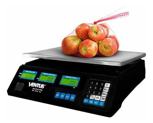 Balanza Pesa De Mesa Digital Ventus 40kg B-40