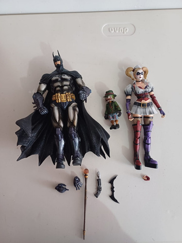 Batman Y Harley Quinn Marca Play Arts Kai Originales (Usado)