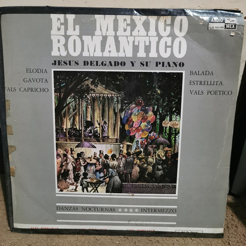 Disco Lp Jesus Delgado Y Su Piano-el Mexico Romantico