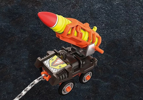 Figura Armable Playmobil Dino Rise Mine Carro De Cohetes 3+ Cantidad de piezas 40