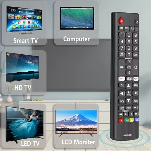 Control Remoto Para LG Smart Tv Con Netflix Y Amazon