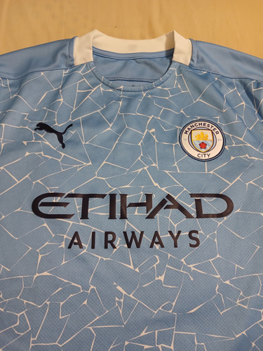 Camiseta Manchester City 2020 Inglaterra (Usado)