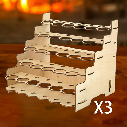 3x Módulo Tinta Pigment Garrafa Rack Epoxy Ferramenta