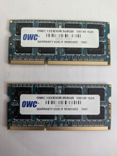 8gb Ddr3 1333 Laptop Memoria Ram Pc3- 10600s 2da Generación