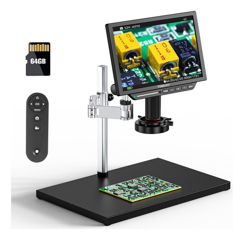 Tomlov Tm4k Max 4k Microscopio Digital X, Microscopio De So.