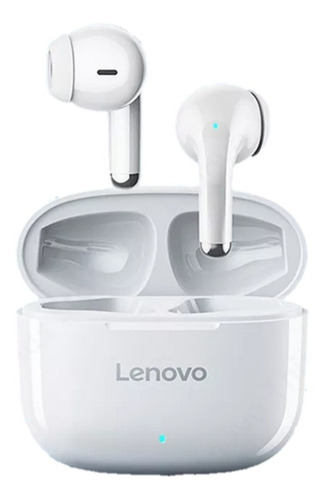 Auriculares inalámbricos Bluetooth 5.1 Lenovo Lp40 Pro Tws, color blanco