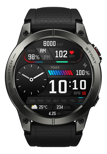 Reloj Inteligente Gps Zeblaze Stratos 3 Premium Con Pantalla