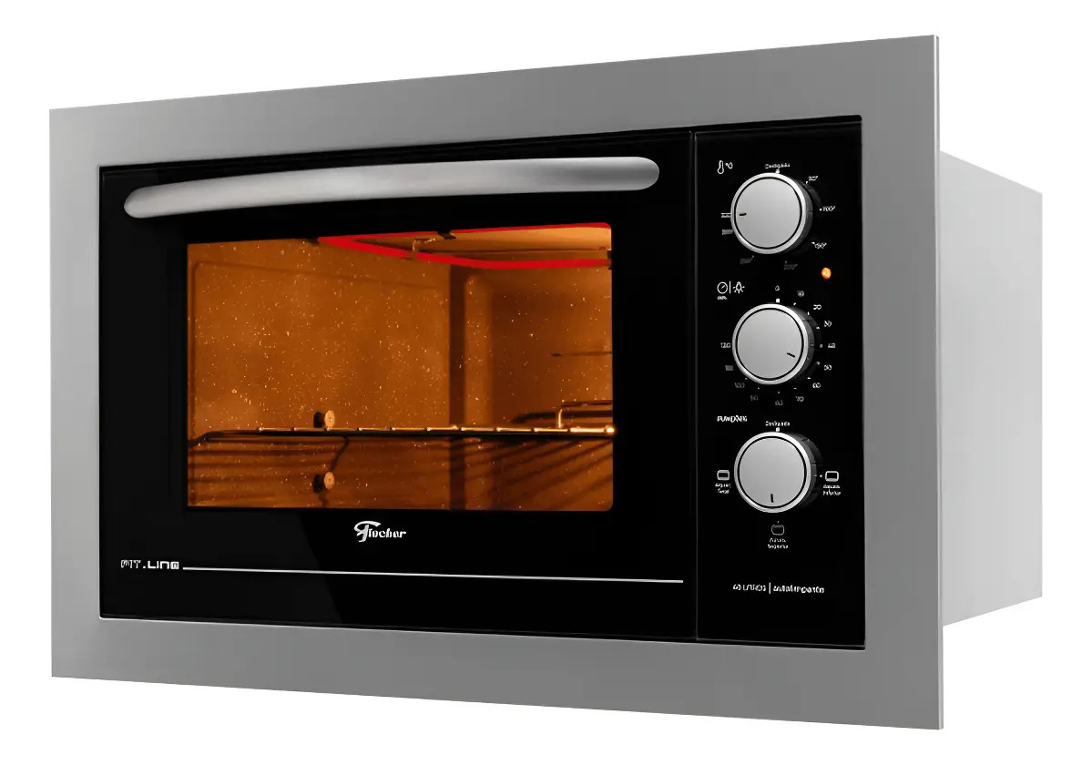 forno embutir Fischer Fit Line 48L Inox
