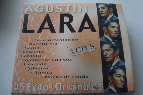 Agustin Lara -boxset De 3 Cds Impecable Estado