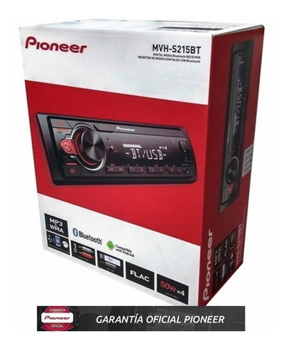 Radio Pioneer Mvh S215bt Usb Aux Bt