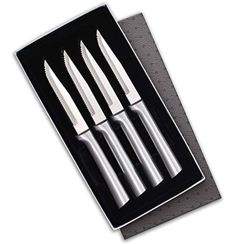 Rada Cutlery Serrated Steak Knife Set  Cuchillos De Acero In