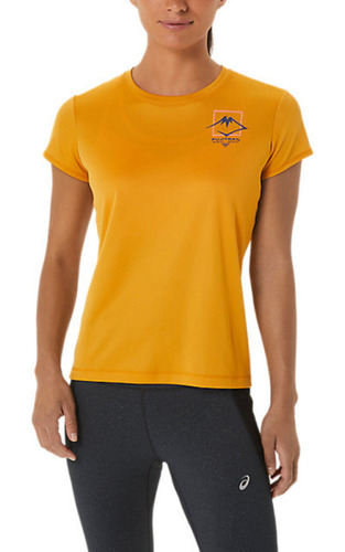 Playera Trail Asics Fujitrail Amarillo Mujer 2012c395.801