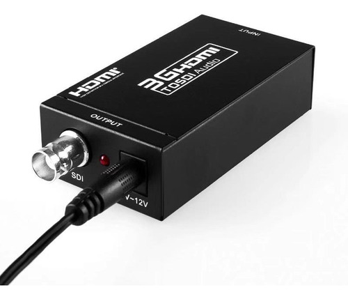 Imagen 1 de 4 de Convertidor Hdmi A Sdi (cable Coaxial Conector Bnc)