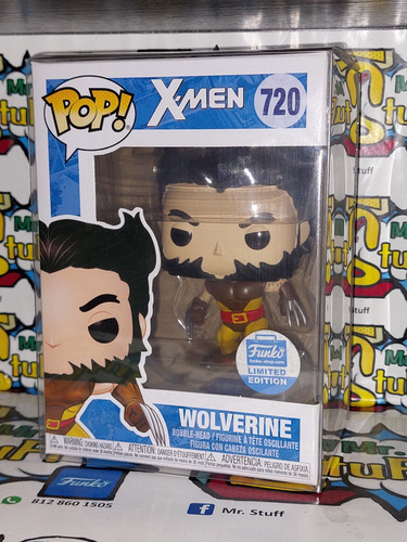 Funko Pop Wolverine #720 Funko Shop Sticker X-men 