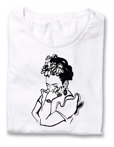 Remera De Mujer Frida Kahlo 100% Algodón Pima Peruano