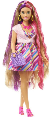 Barbie Totally Hair - Vestido De Flores - Mattel