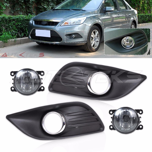 Kit Faros Niebla Focus 2009 2010 2011 Rejillas Ford