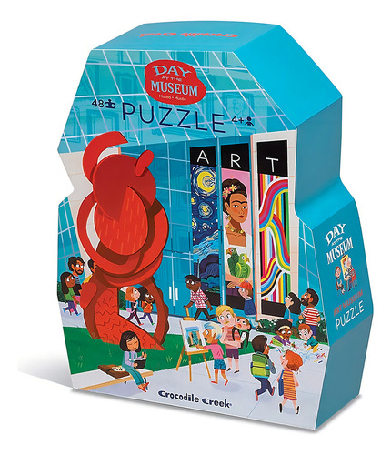 Puzzle Crocodile Creek Museo Arte 48 Piezas