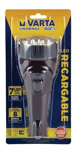 Linterna Recargable 7 Led Luz Blanca
