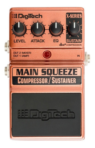 Pedal Compresor Sustainer Digitech Main Squeeze Para Guitarr