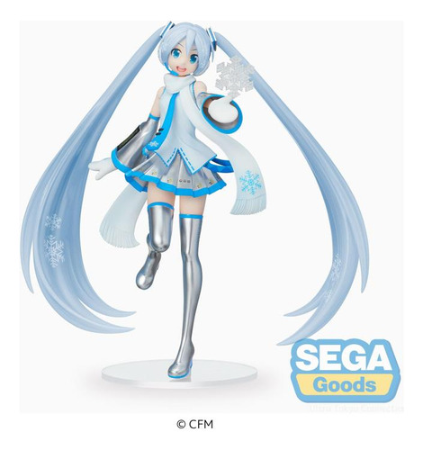 Snow Miku Sky Town Luminasta Sega Vocaloid Figura Original 