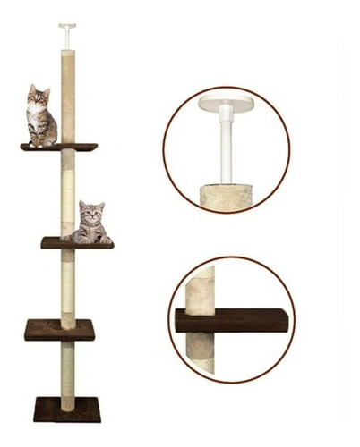 Rascador Para Gatos Ajustable 2.85 M Pethome