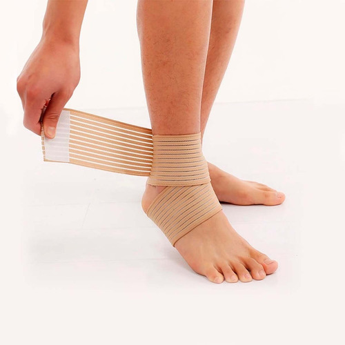 Imagen 2 de 7 de Vendaje Elasticado Soporte De Compresion Tobillo Codo Muñeca