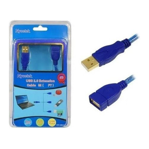 Cable Extension Usb 2.0 1.8m