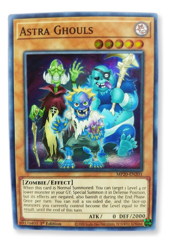 Yugi-oh! Astra Ghouls Mp20-en201 Super