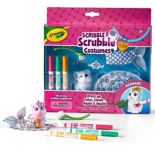 Crayola Scribble Scrubbie - Juego De Sirena, Juguete Para Ni