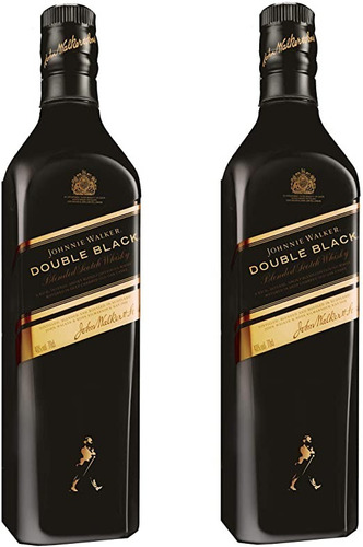 Whisky Johnnie Walker Double Black X 750ml X 2 Unidades