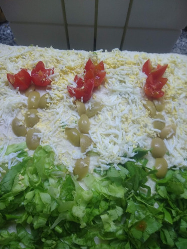 Imagen 4 de 7 de Torta Salada Numeros O Letras Mataderos