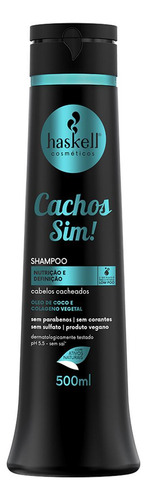 Kit Shampoo Condicionador 500ml Haskell Cachos Sim