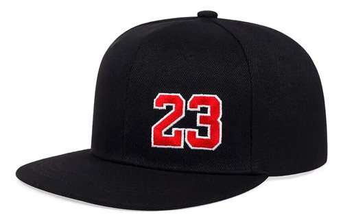 Gorra Jockey Michael Jordan 23 Bordado Visera Recta