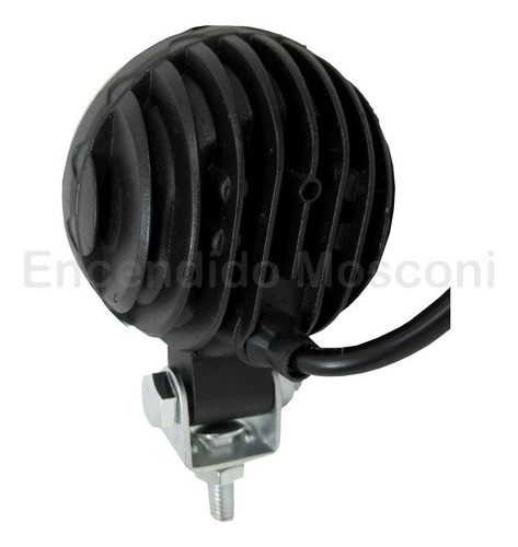 Faro Proyector Redondo 12w 1600lm 4leds 12v 24v