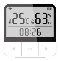 Comprar Tuya Wifi Sensores Inteligentes De Temperatura Humedad Fecha