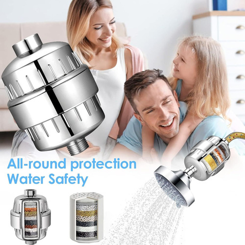 Nuevo Filtered Shower Head Kit, 15-layer Shower Filter 2024