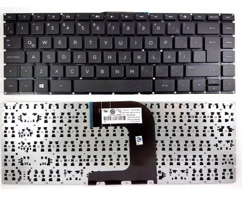 Teclado Hp Pavilion 14ac 14af 14aj 14ag Sin Marco Black