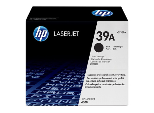 Toner Original Negro Hp 39a Q1339a 39a 1339 1339a 4300 Black