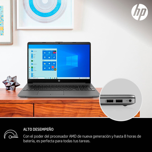 Imagen 6 de 10 de Notebook Hp 15-gw0015la Amd Ryzen 5 8gb 256gb Ssd 15.6