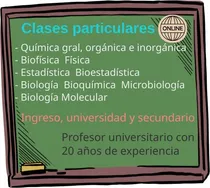 Comprar Clases Cbc Estadística Química Biología Biofísica Bioquímica