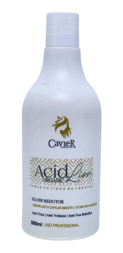 Acid Liss Progressiva Sem Formol 500ml Cavier Cosmeticos