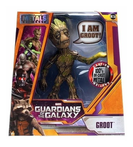 Figura Groot Metal Die Cast 6´ 16cm Jada Jugueterialeon