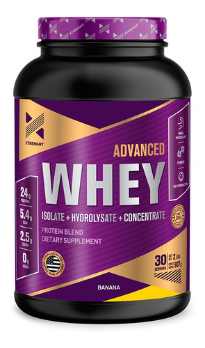 Advance Whey Proteina Xtrenght 2 Lb Isolate Hidrolizada