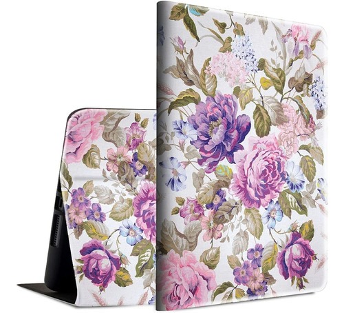 Funda Para Amazon Kindle Fire Hd 10 (11 Gen/diseno Flores)