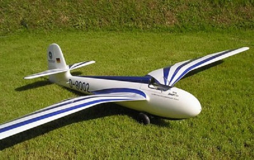 Planeador Motovelero Avion Aeromodelismo Rc Kit Acrobatico.